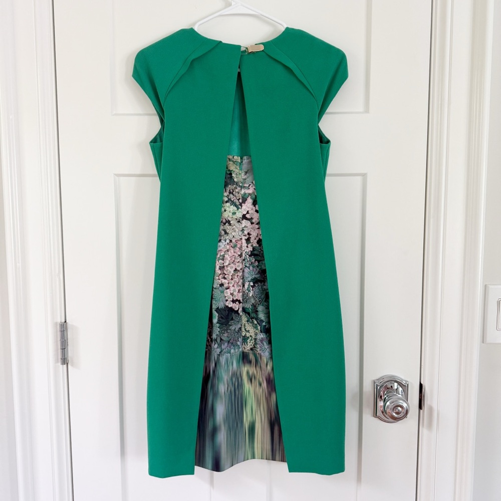 Ted Baker Green Dress w/Belt